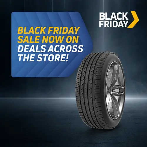 Grab a bargain in our Black Friday Sale! Great deals on tyres, servicing, batteries and more! 