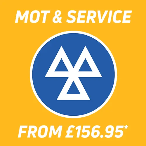 Save When You Book An MOT & Service Together! Prices from £156.95.