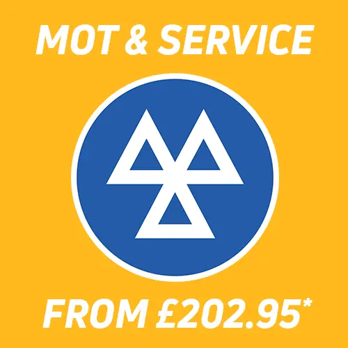 Save When You Book An MOT & Service Together! Prices from £202.95.