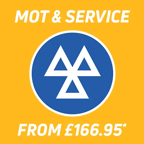 Save When You Book An MOT & Service Together! Prices from £166.95.