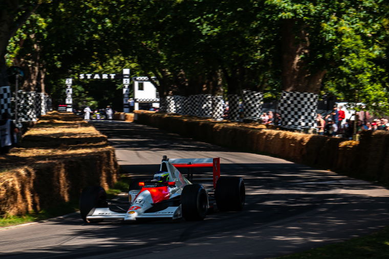 1988 McLaren MP4/4 Completing the Hill Climb